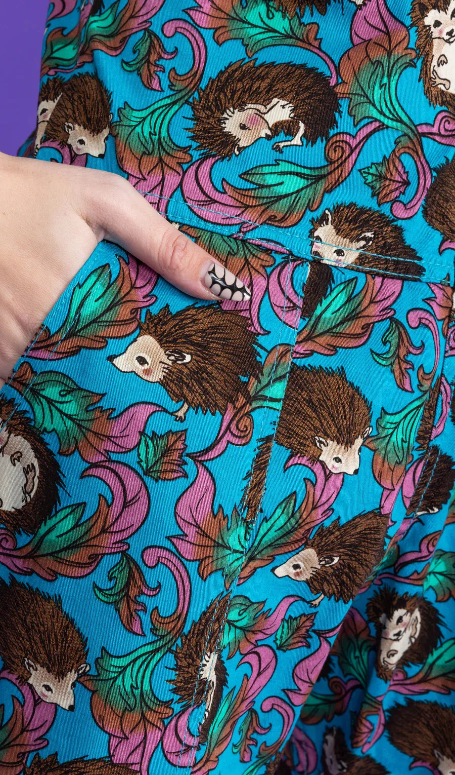 Hedgehog Twill Dungarees