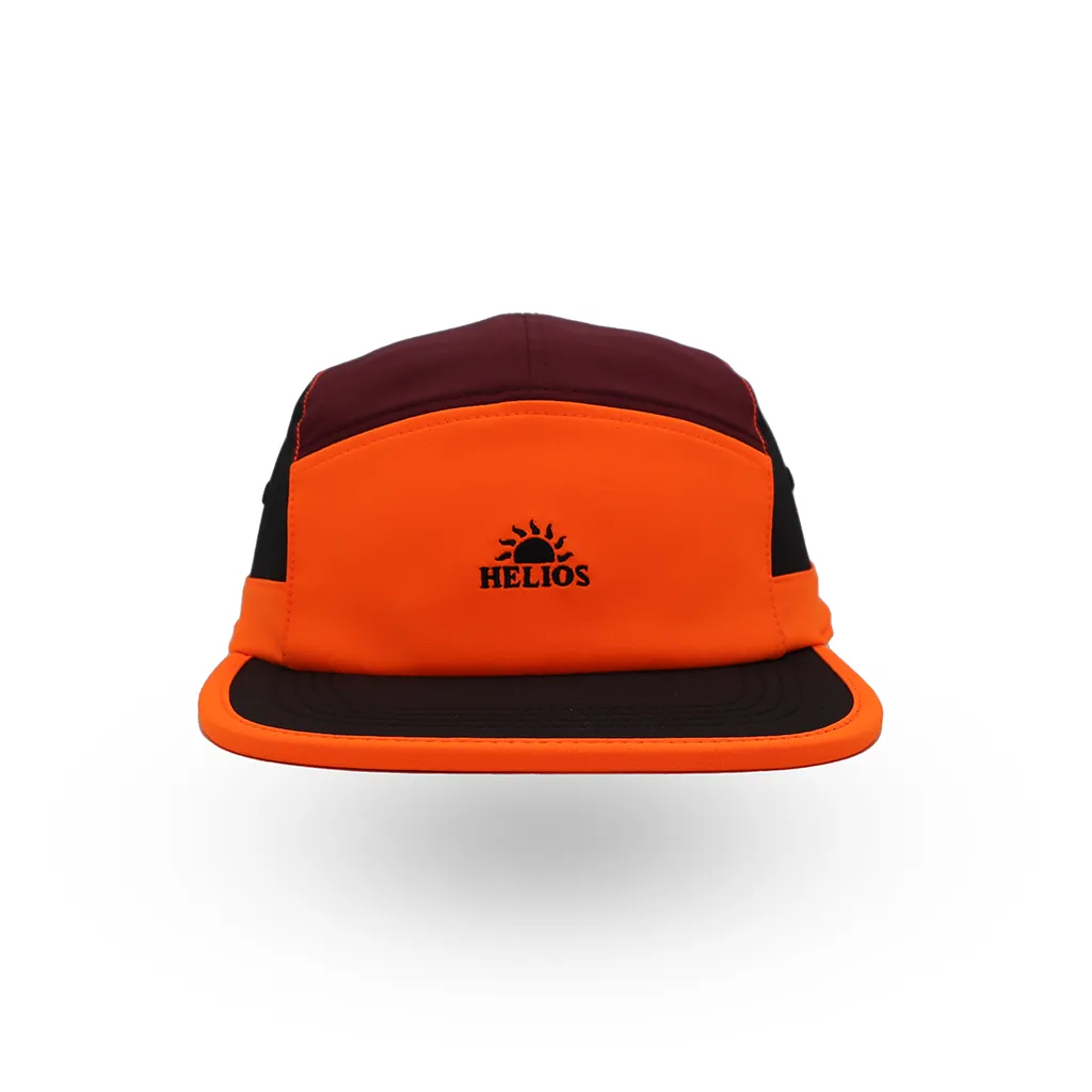 Helios Headwear Speed Lid 7 Panel Cap - Ronald Orange