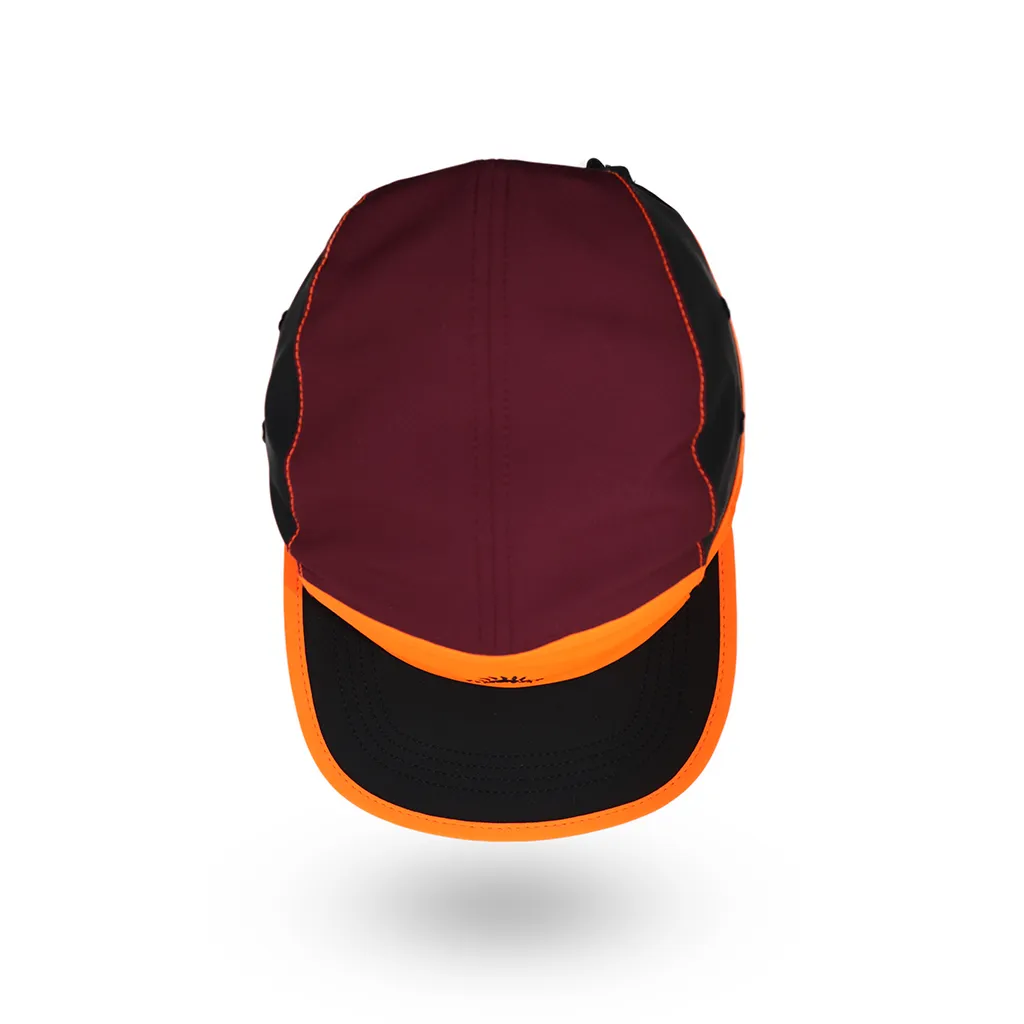 Helios Headwear Speed Lid 7 Panel Cap - Ronald Orange