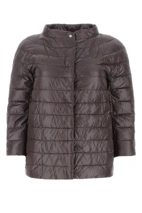 Herno Aubergine Nylon Down Jacket