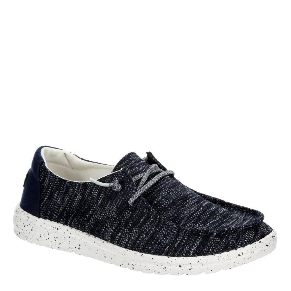 HEYDUDE  WOMENS WENDY KNIT SLIP ON SNEAKER