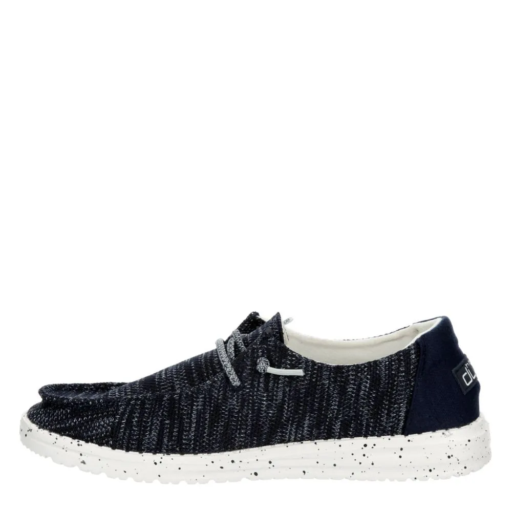 HEYDUDE  WOMENS WENDY KNIT SLIP ON SNEAKER