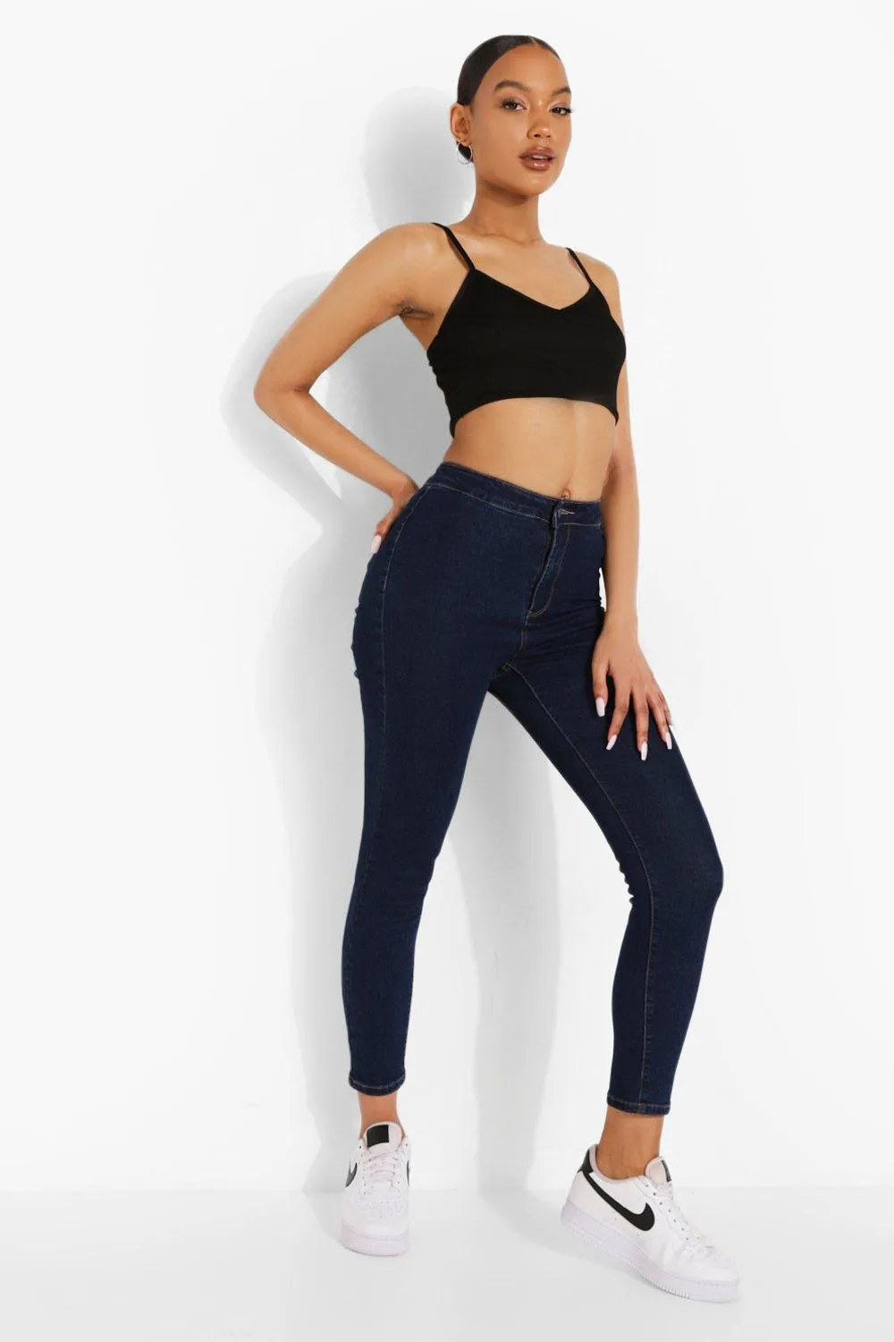 High Waisted Super Stretch Disco Jeans