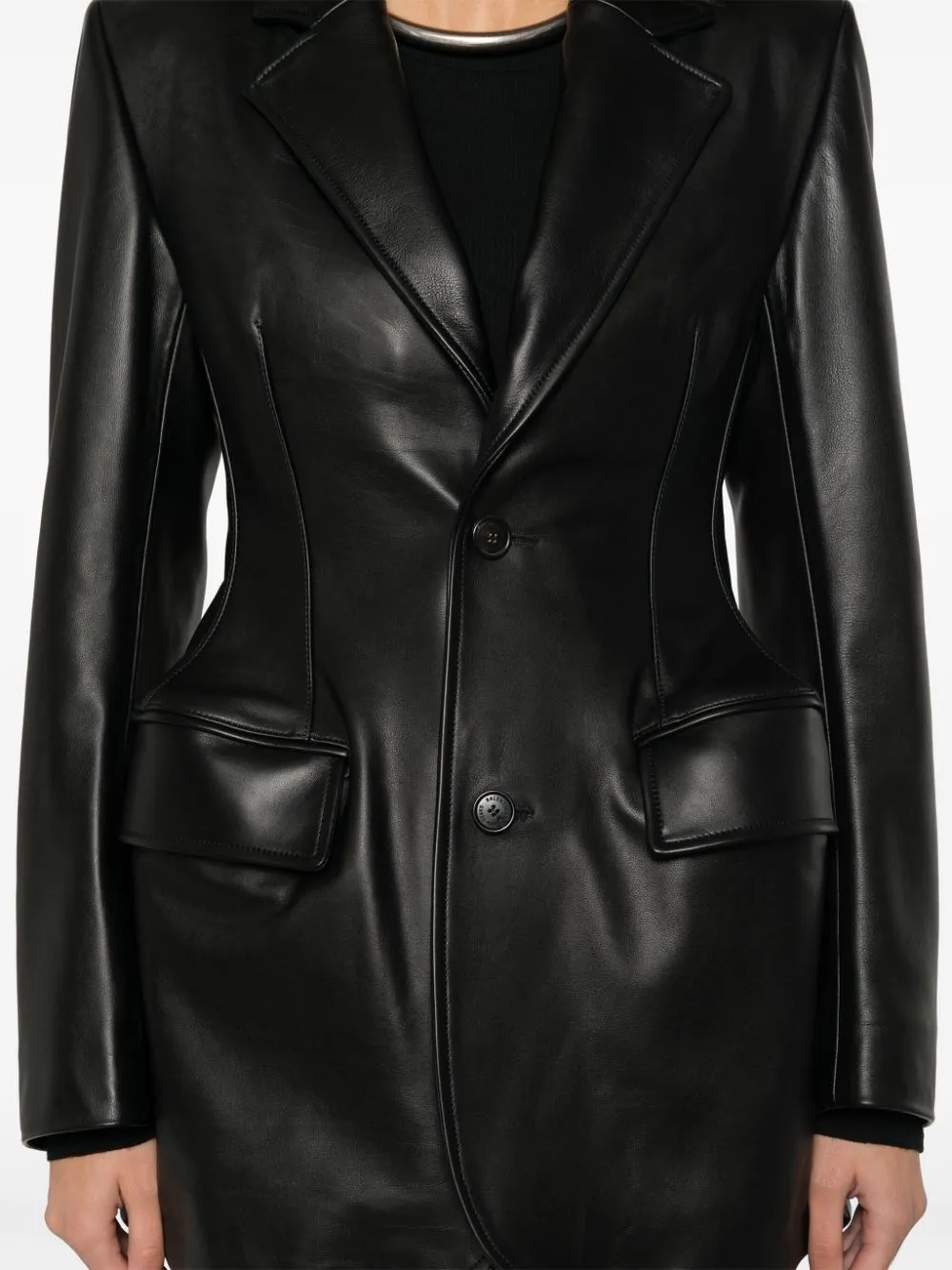 HOURGLASS LEATHER JACKET