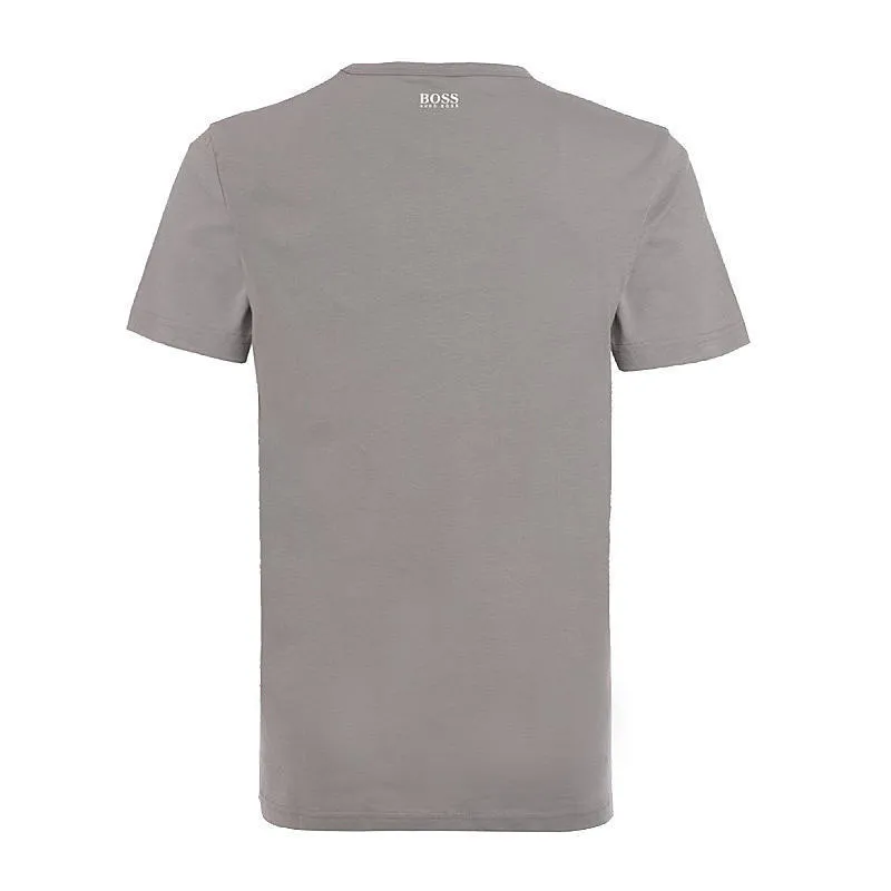 Hugo Boss  |Cotton Short Sleeves Logo T-Shirts