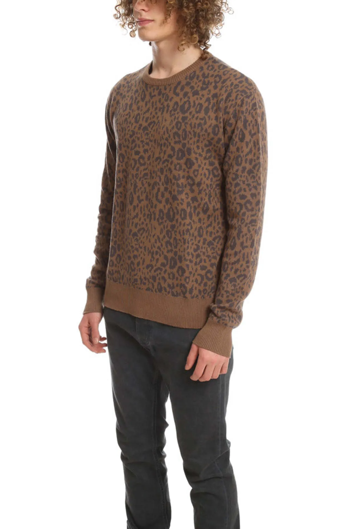 Jacquard Sweater - Leopard