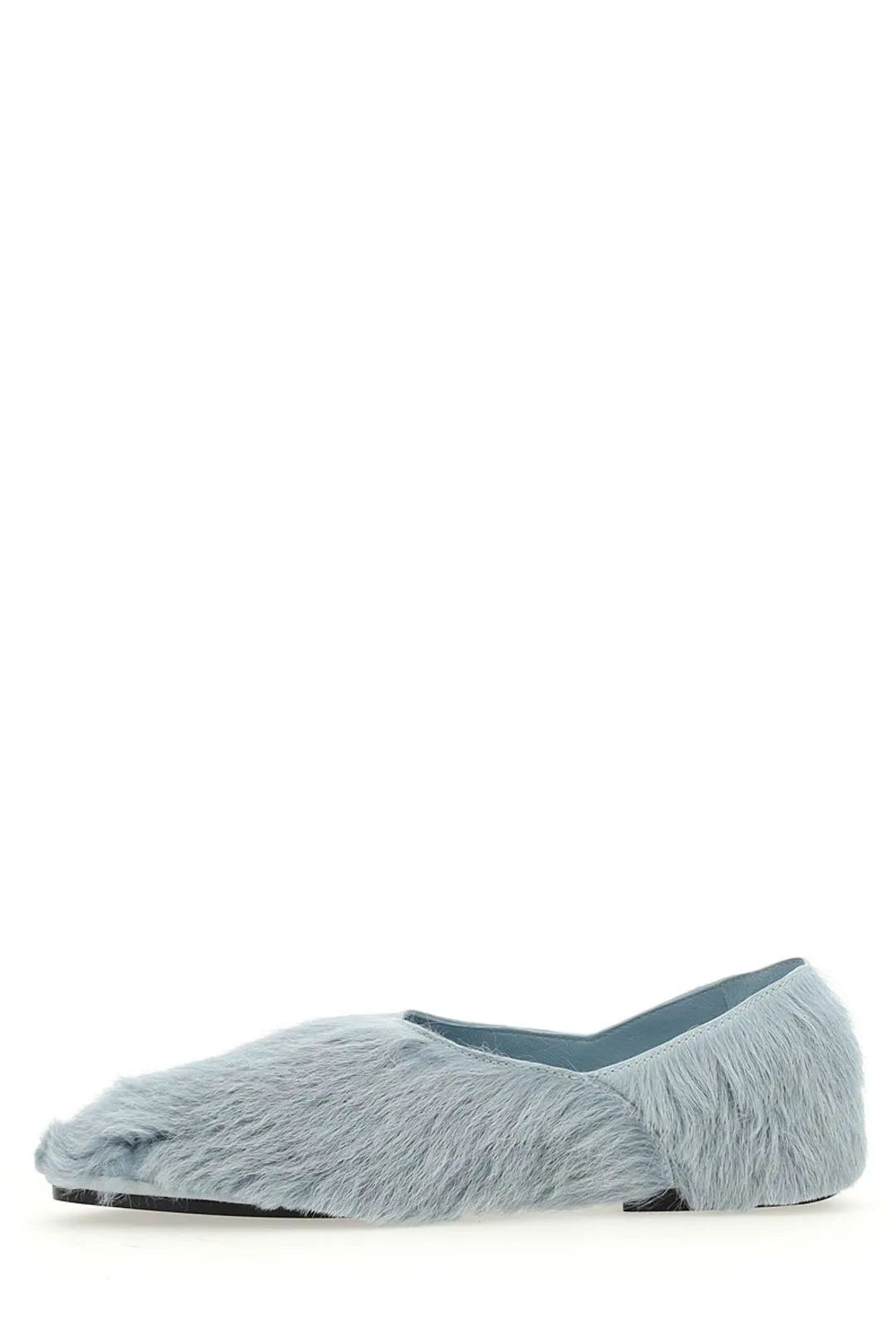 Jil Sander Textured Pointed Toe Ballerinas