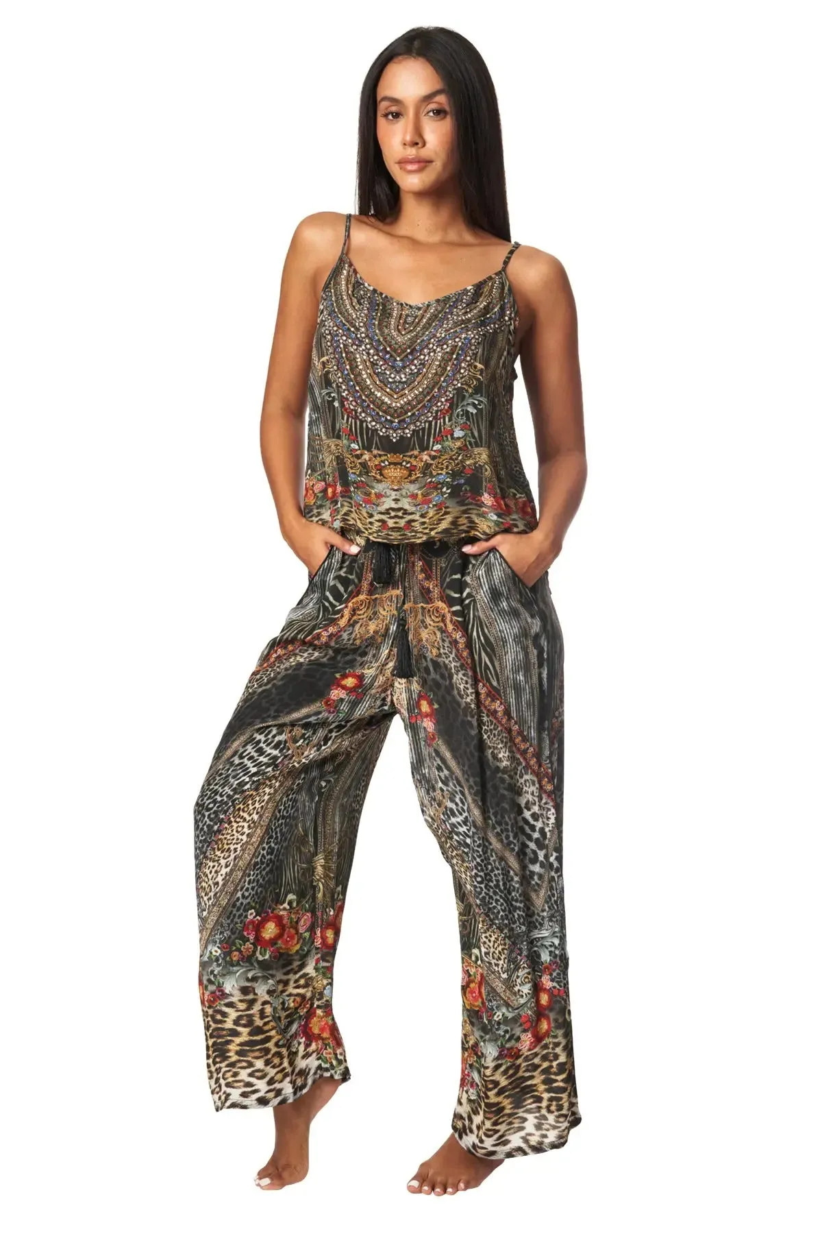 Jungle Eclectic La Moda Resort Lifestyle Coord Pant Set