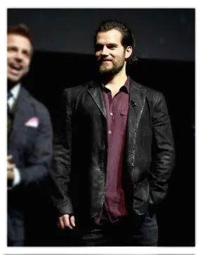 Justice League Promote at Cinemacon Henry Cavill Jacket - UJackets