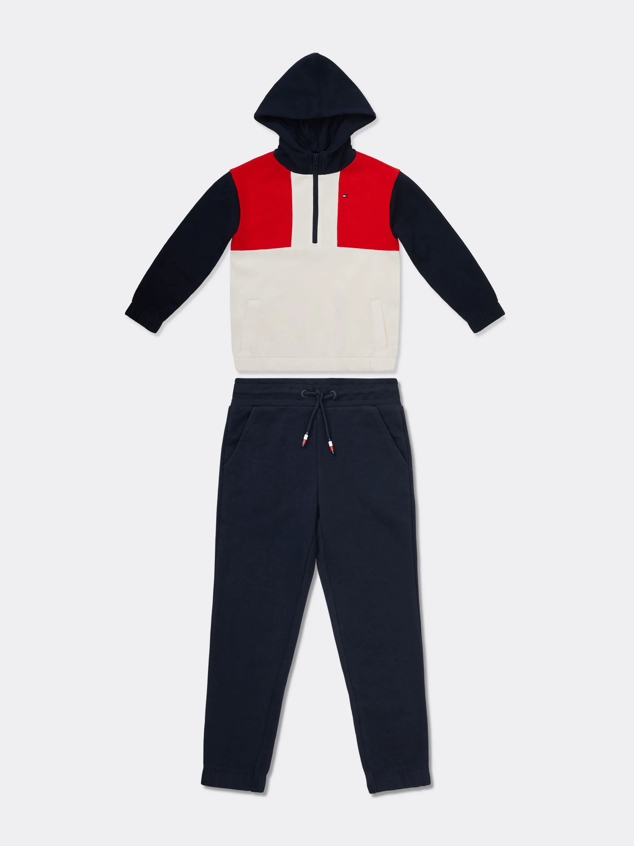 Kids Unisex 3-7 Colorblock Sweat Set | Sweatshirts & Hoodies | Tommy Hilfiger