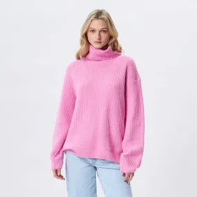 Kingston Turtleneck Sweater (Bubble Gum)