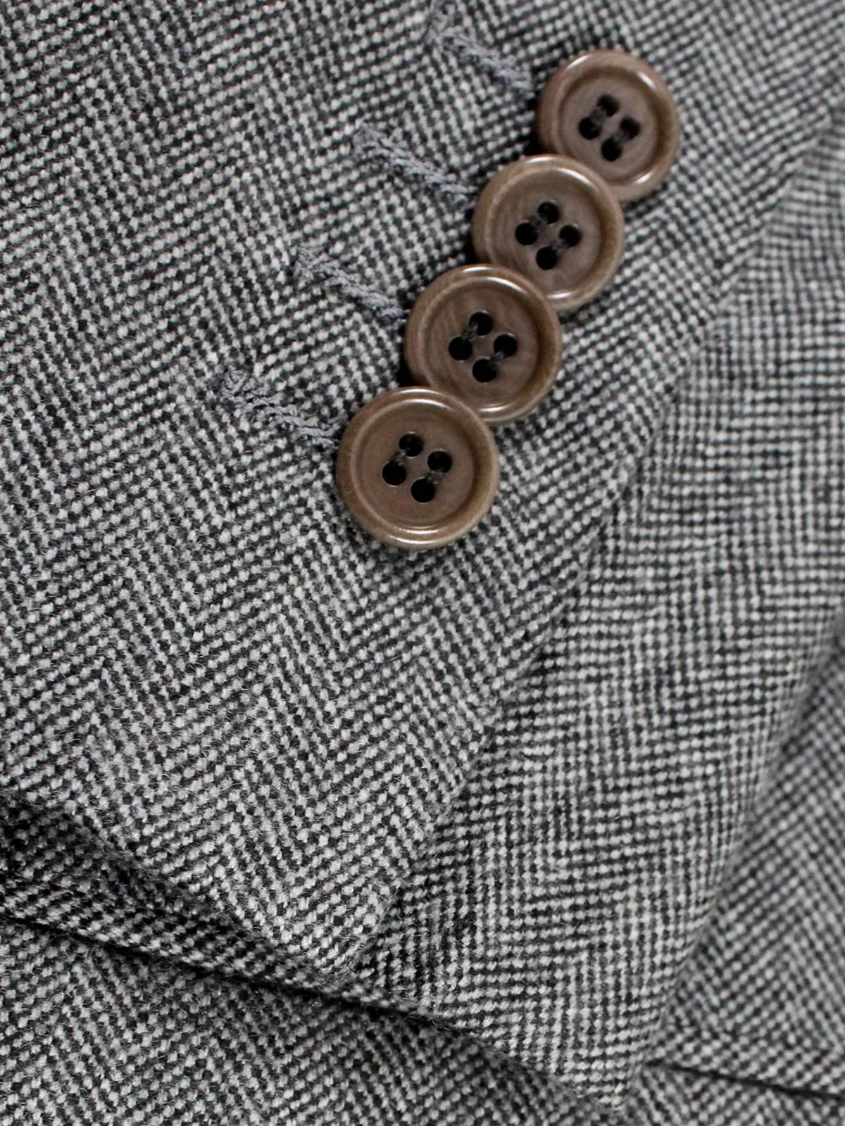 Kiton Sport Coat Gray 2 Button Herringbone Cashmere EUR 50/ US 40 R SALE