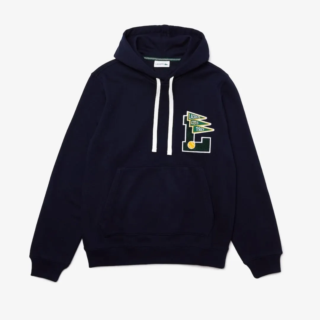 LACOSTE L BADGE HOODED SWEATSHIRT -Men’s NAVY