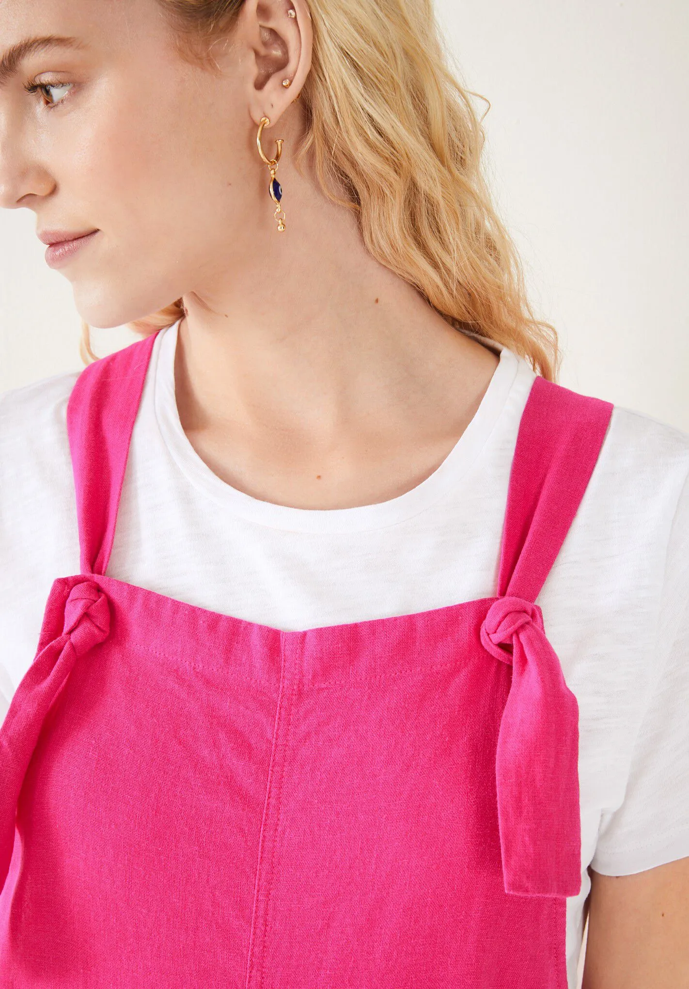 Linen Summer Dungarees