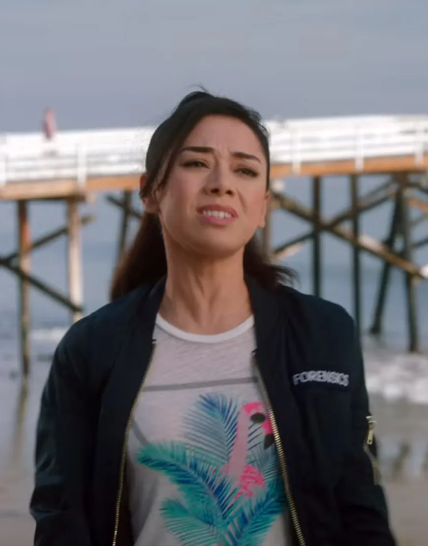 Lucifer Ella Lopez Bomber Jacket | Aimee Garcia Black Jacket | 50% OFF!!