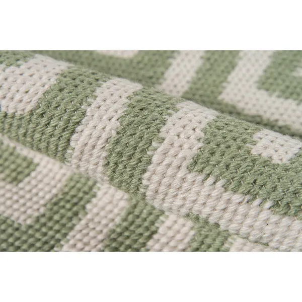 Madcap Cottage Palm Beach Brazilian Avenue Flatweave Rug, Green