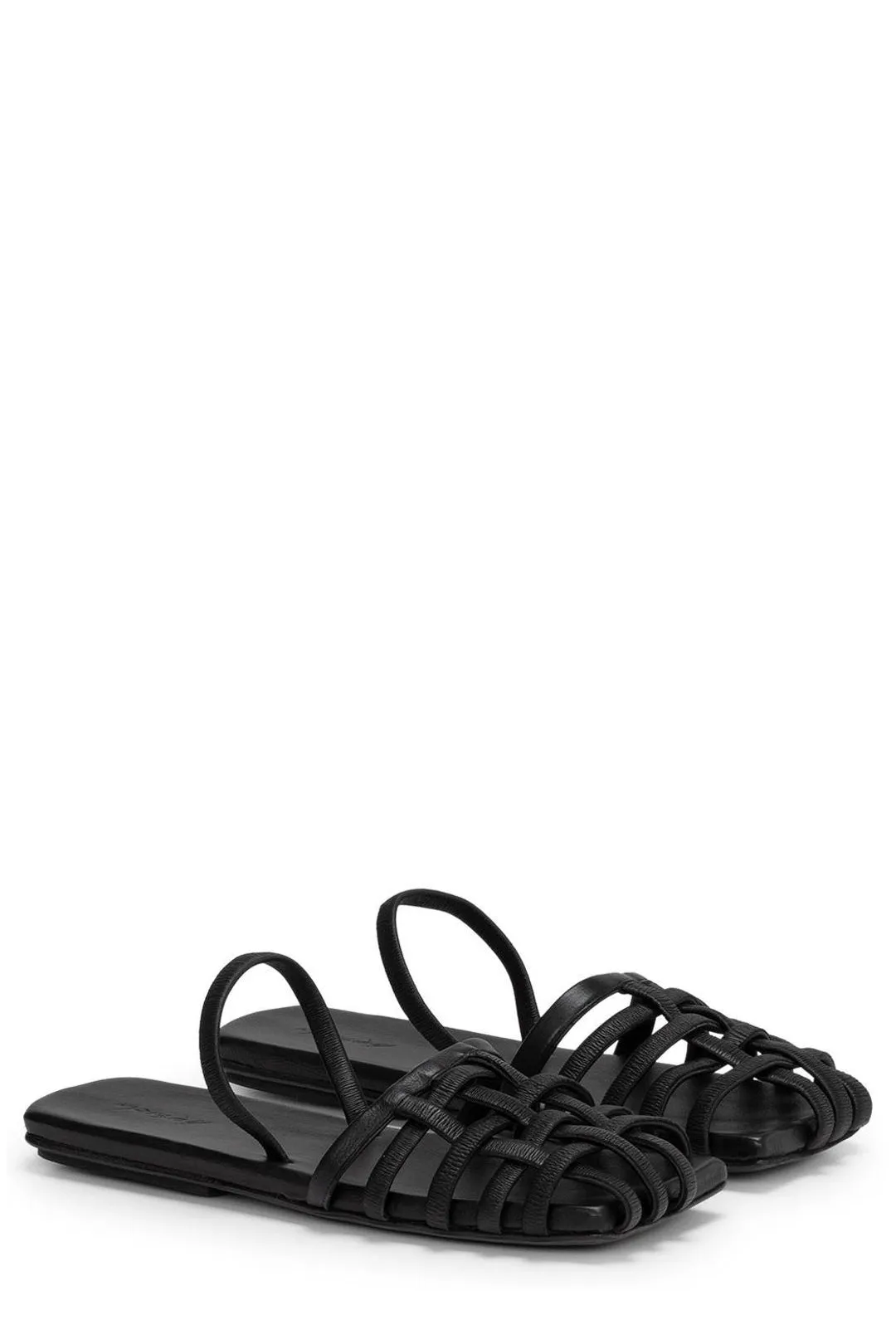 Marsèll Caged-Detailed Square-Toe Sandals