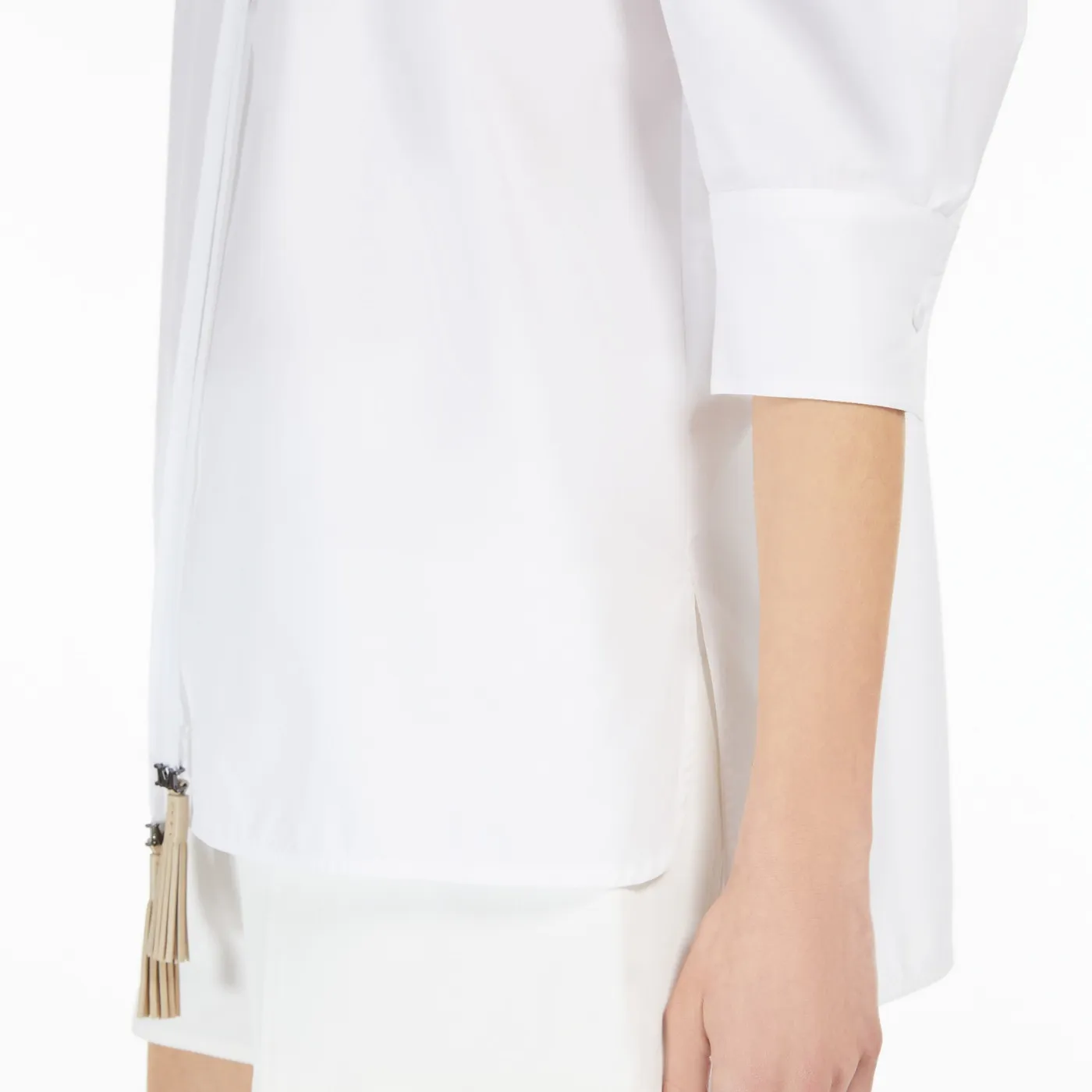 MaxMara  |Cotton shirt with balloon sleeves