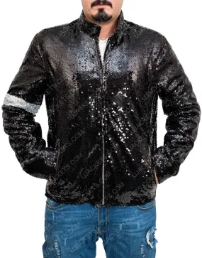 Michael Jackson Billie Jeans Jacket - Cotton Blend Sequin Jacket