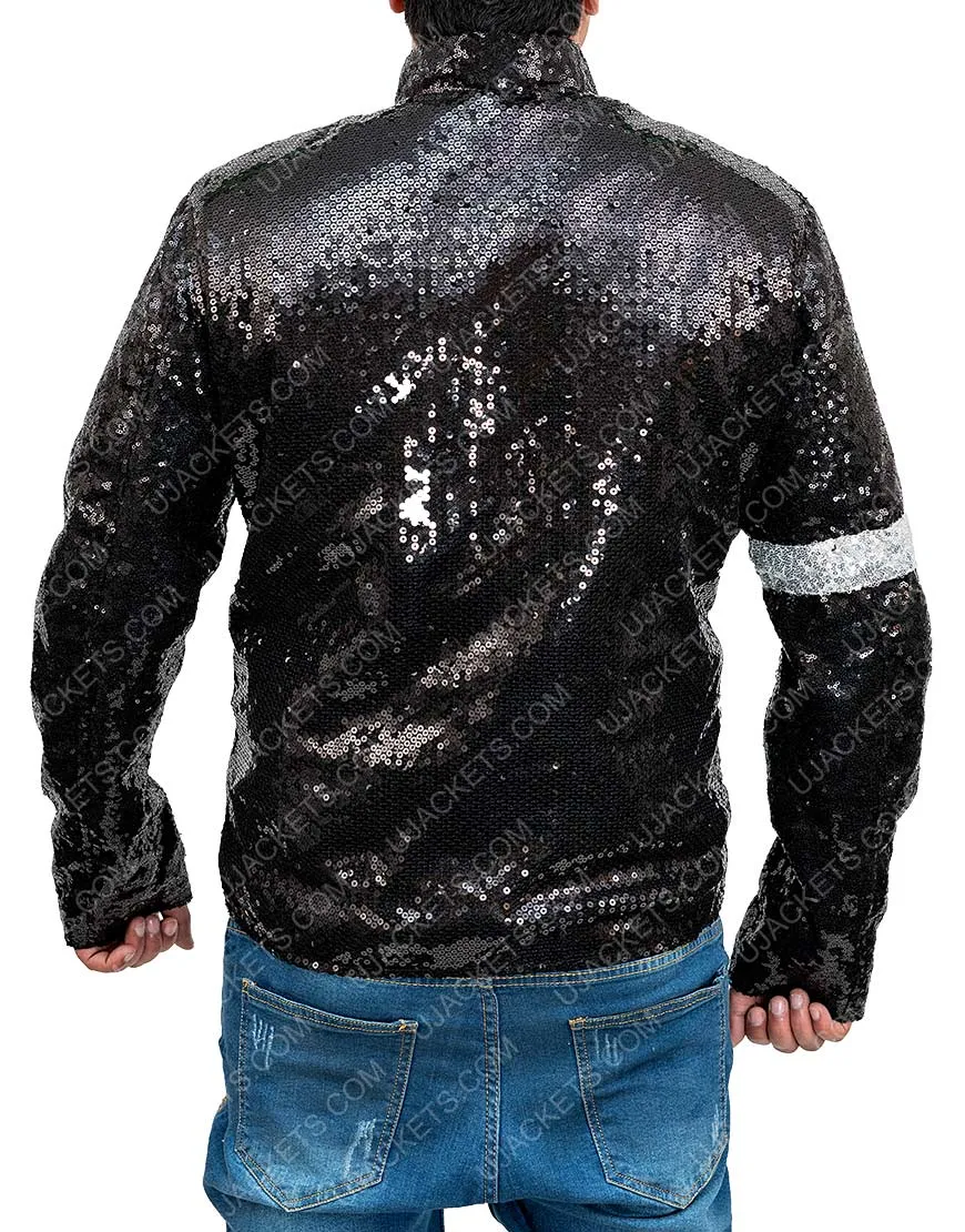 Michael Jackson Billie Jeans Jacket - Cotton Blend Sequin Jacket