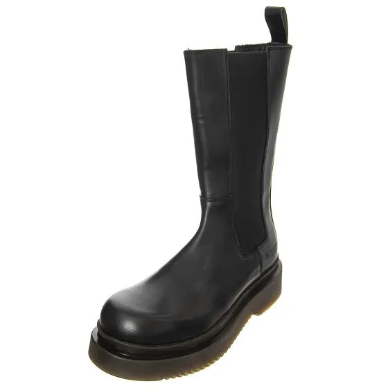 MR BOOTS Womens T 14 Smooth Greasy Black Boots