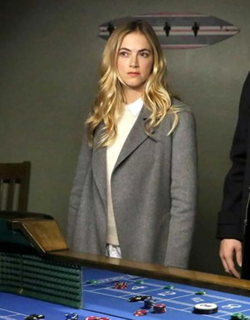 NCIS Double Down Jack Sloane Coat by Maria Bello