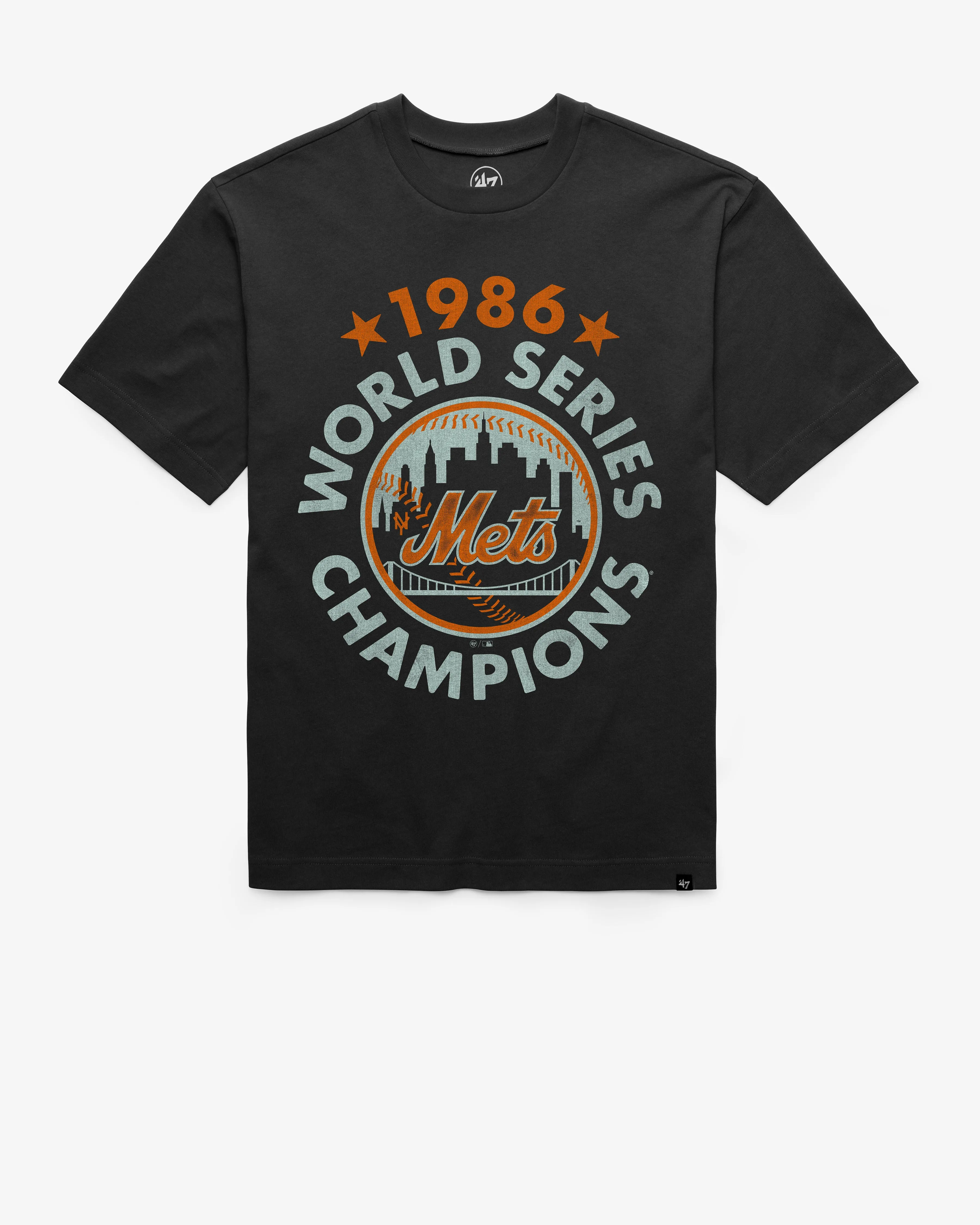 NEW YORK METS COOPERSTOWN WORLD SERIES SIGMA '47 FOUNDATION TEE