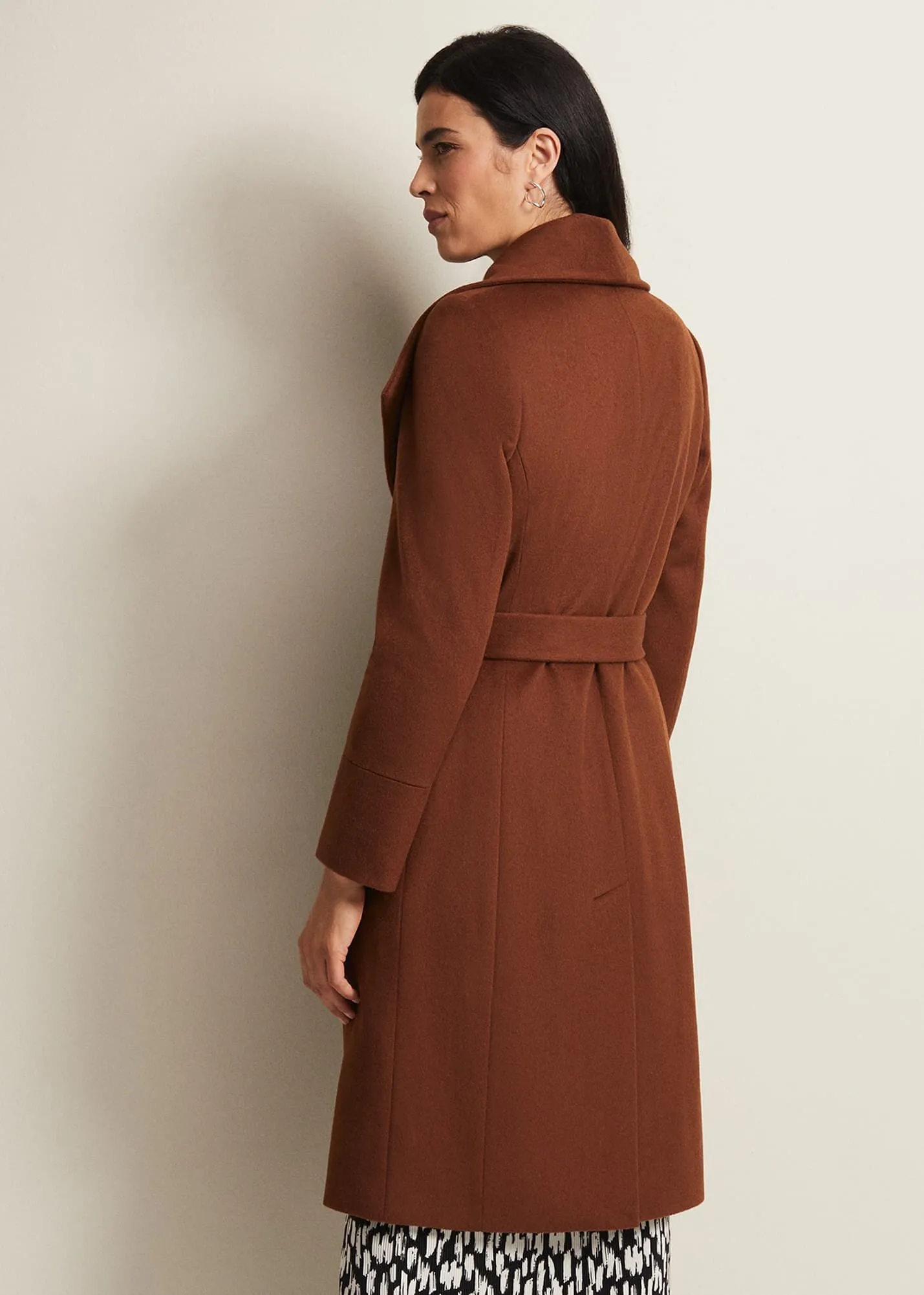 Nicci Tan Wool Smart Coat