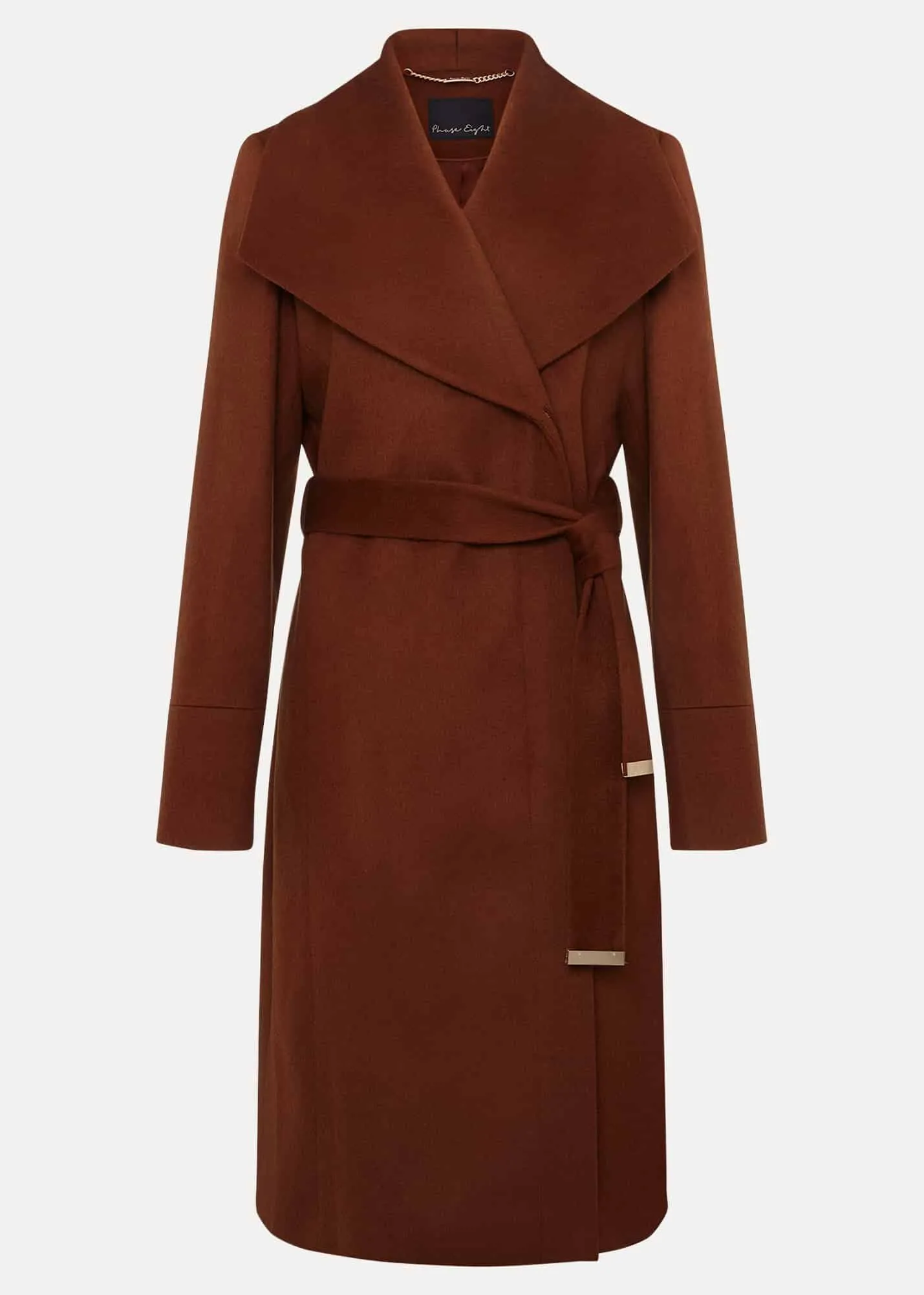 Nicci Tan Wool Smart Coat