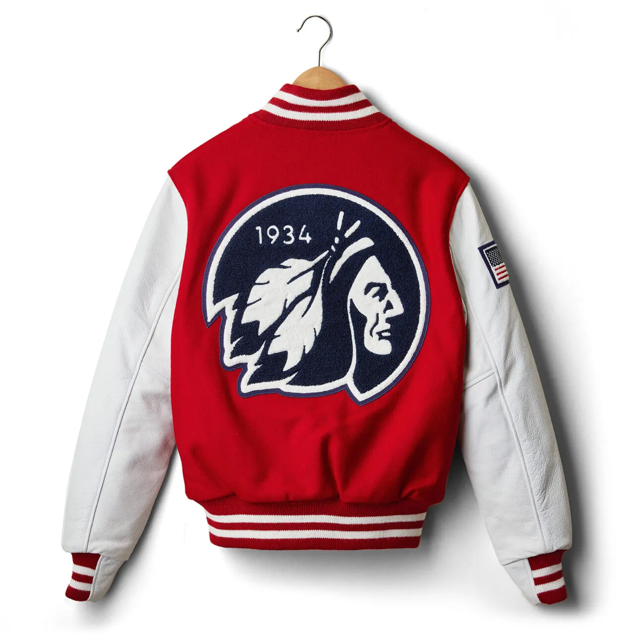 Nokona Varsity Jacket in Red – Personalize Your Patches - Nokona Ballgloves