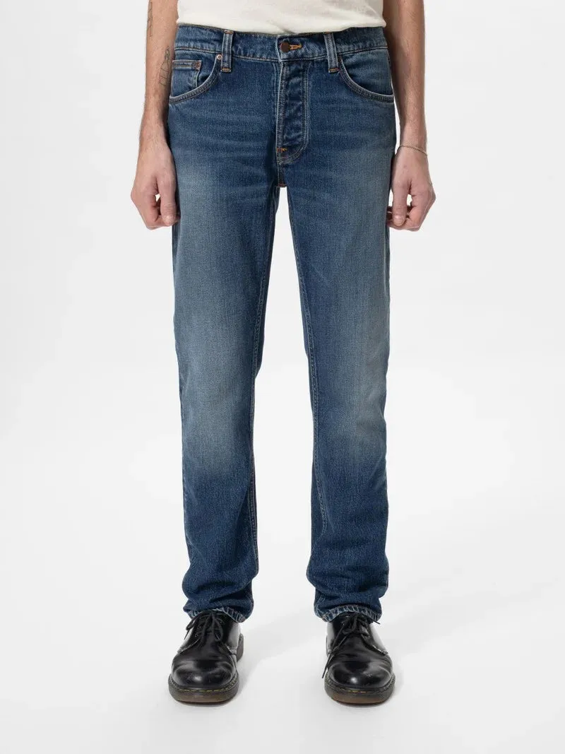 Nudie Jeans Solid Ollie Wild Blue