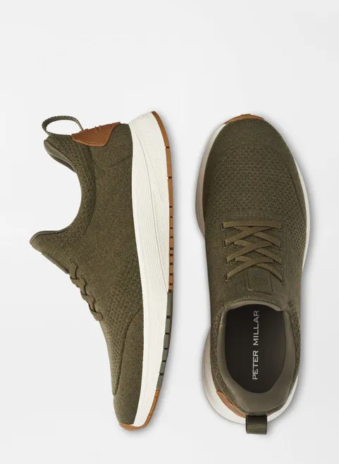 Peter Millar Tellustride Sneaker: Dark Olive