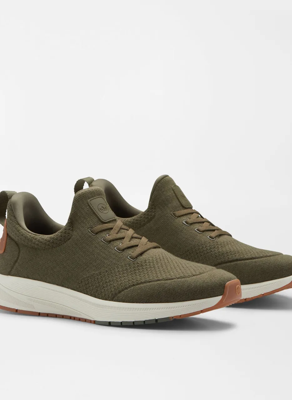 Peter Millar Tellustride Sneaker: Dark Olive