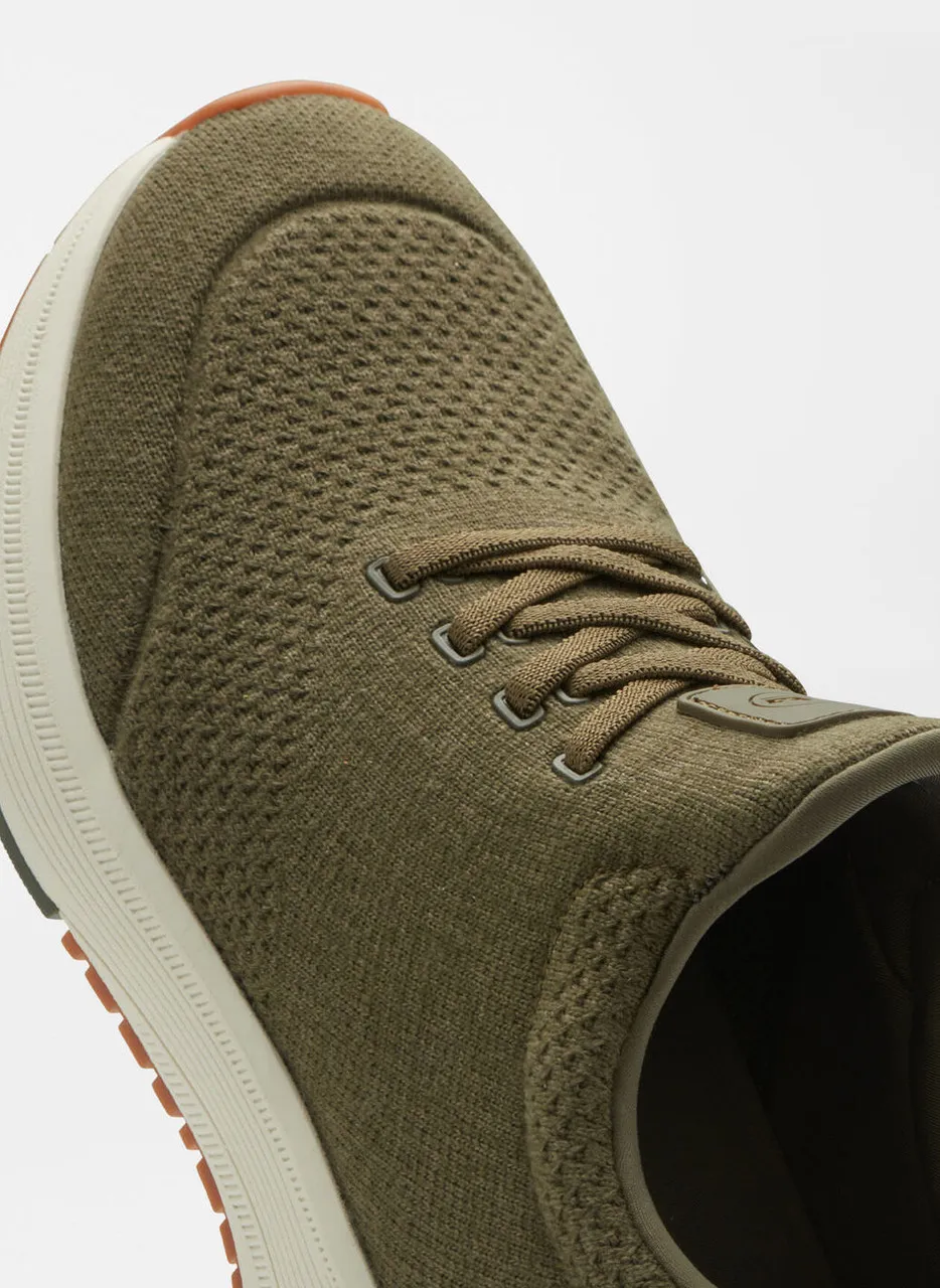 Peter Millar Tellustride Sneaker: Dark Olive