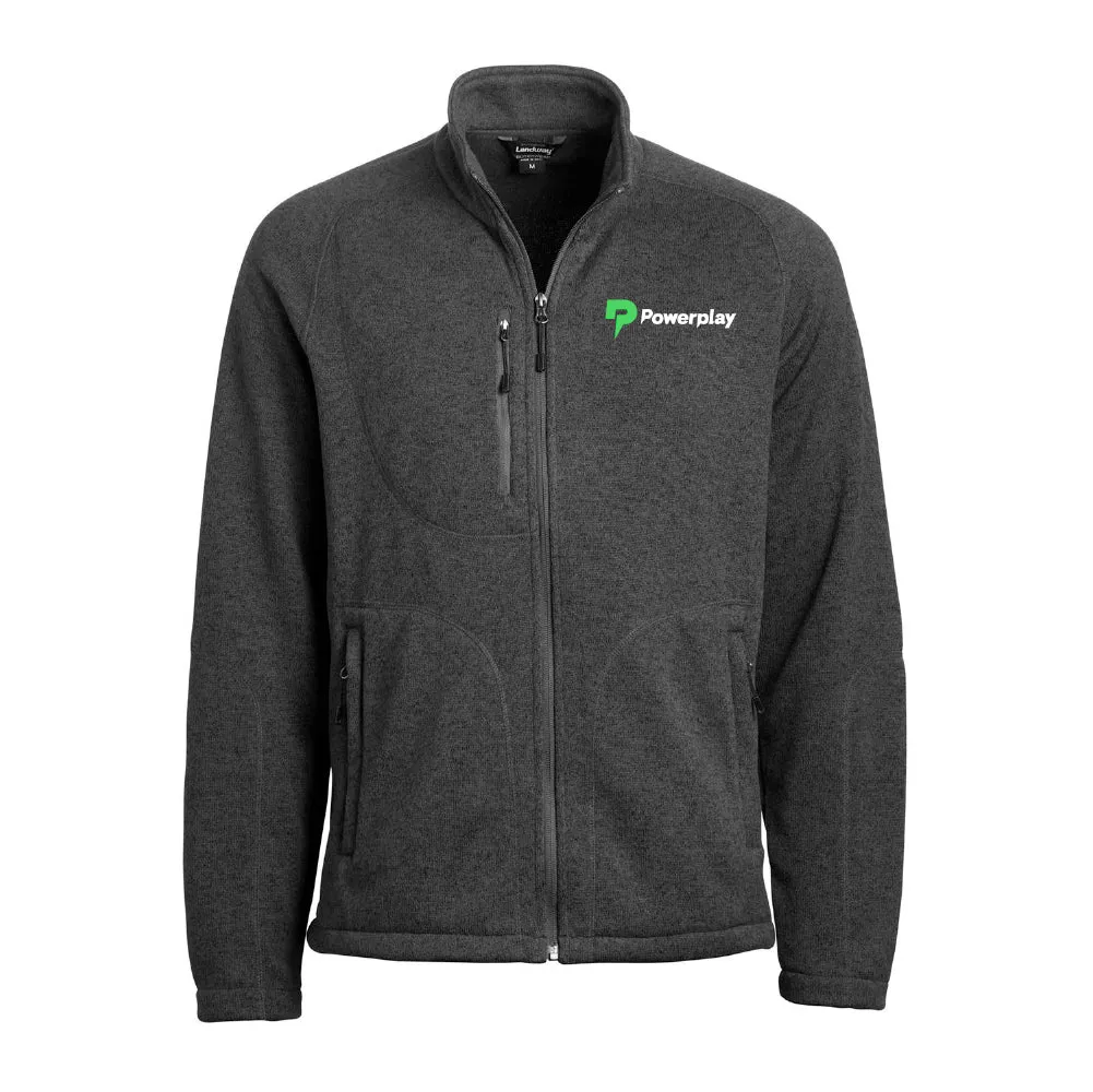 Powerplay Sweater Knit Fleece Jacket