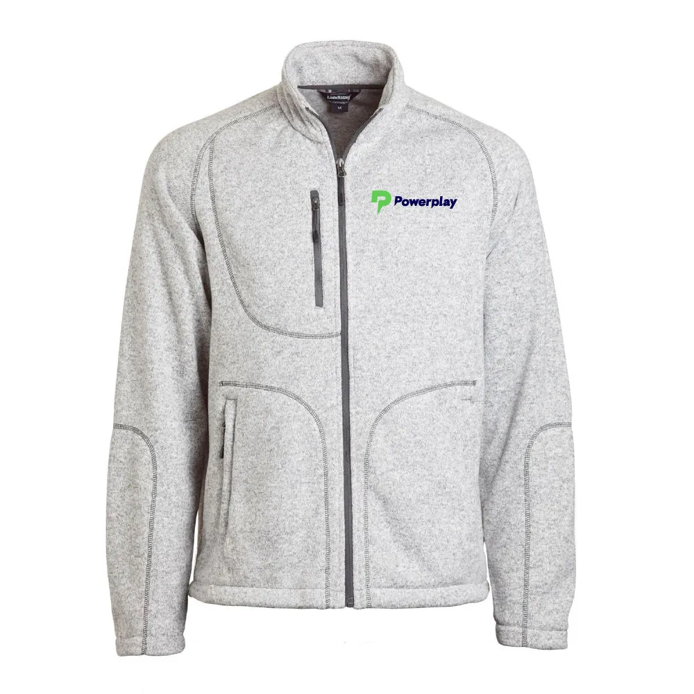 Powerplay Sweater Knit Fleece Jacket