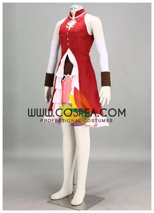 Puella Magi Madoka Magica Kyoko Sakura Cosplay Costume