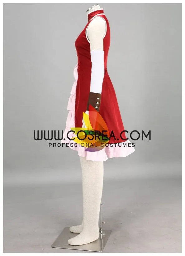 Puella Magi Madoka Magica Kyoko Sakura Cosplay Costume