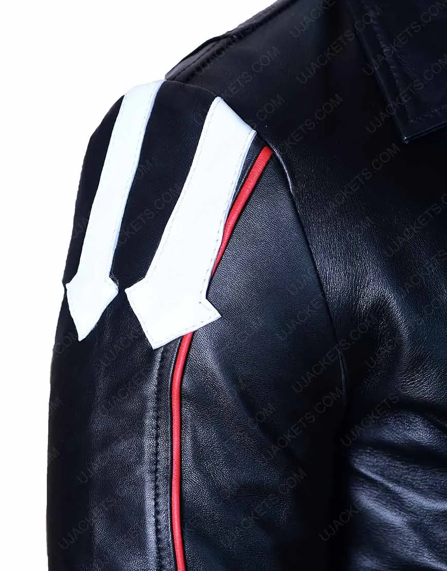 Red And Black Freddie Mercury Leather Jacket - Rockstar Freddie Mercury Jacket