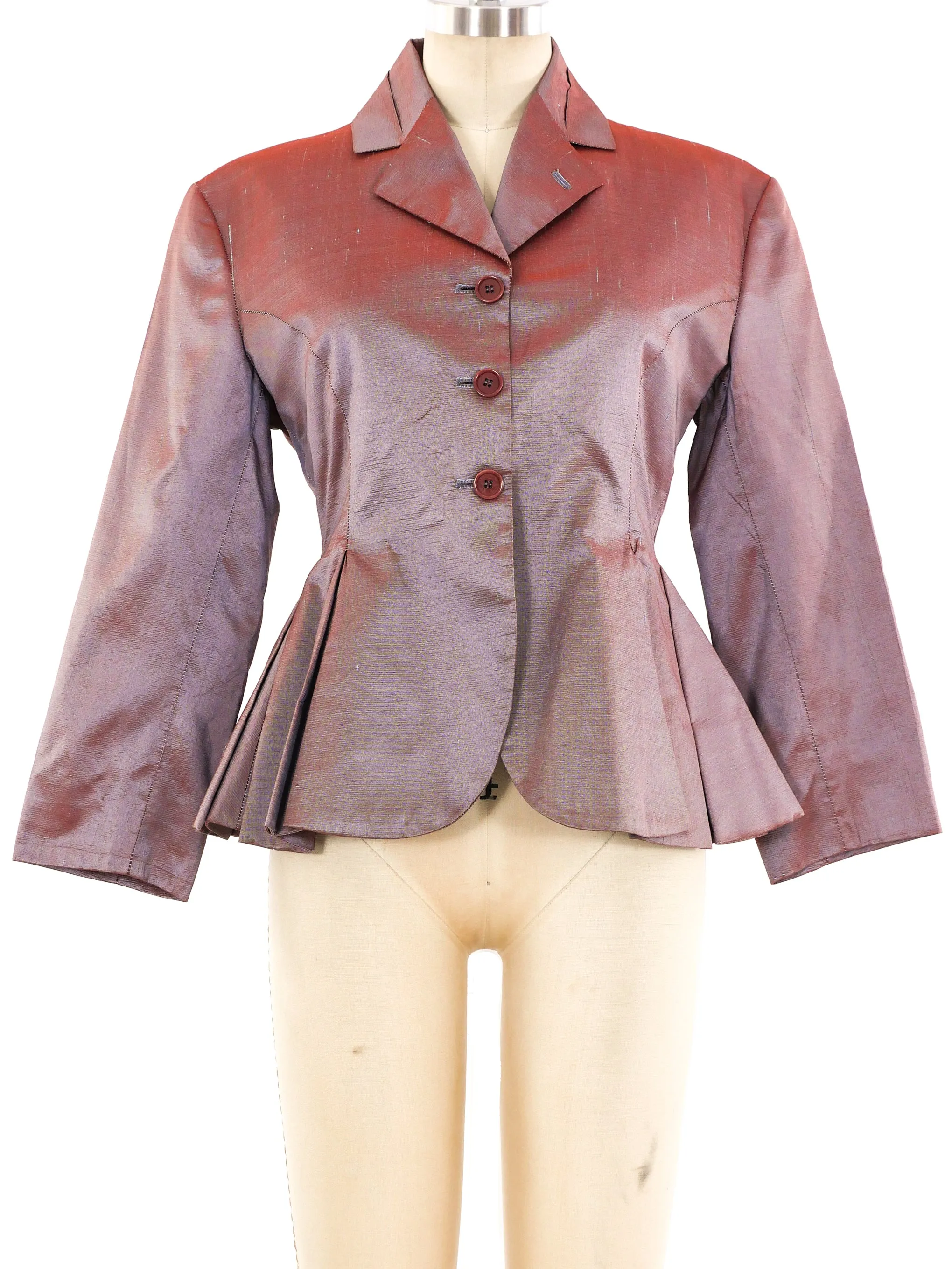 Romeo Gigli Iridescent Silk Jacket