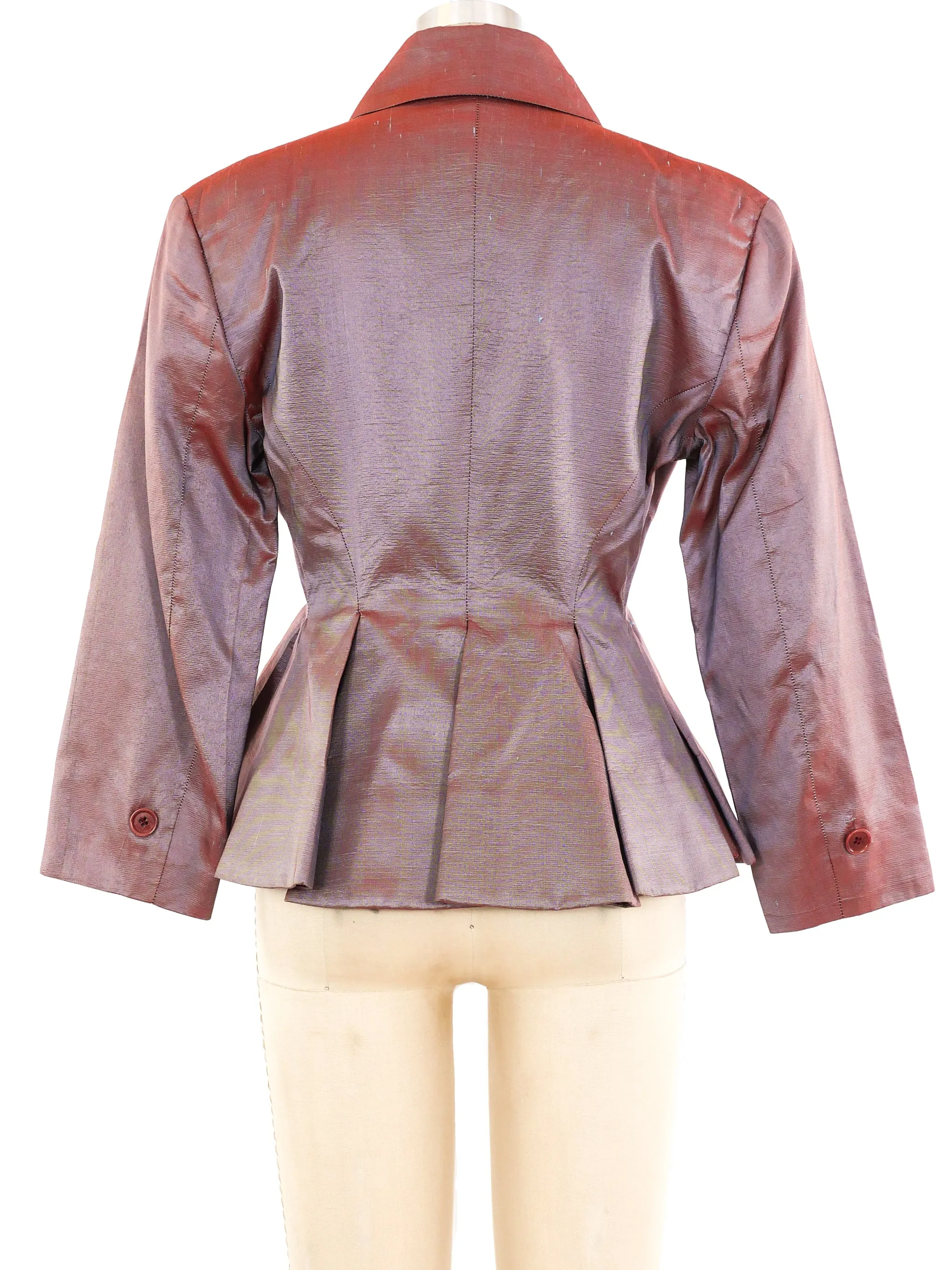 Romeo Gigli Iridescent Silk Jacket