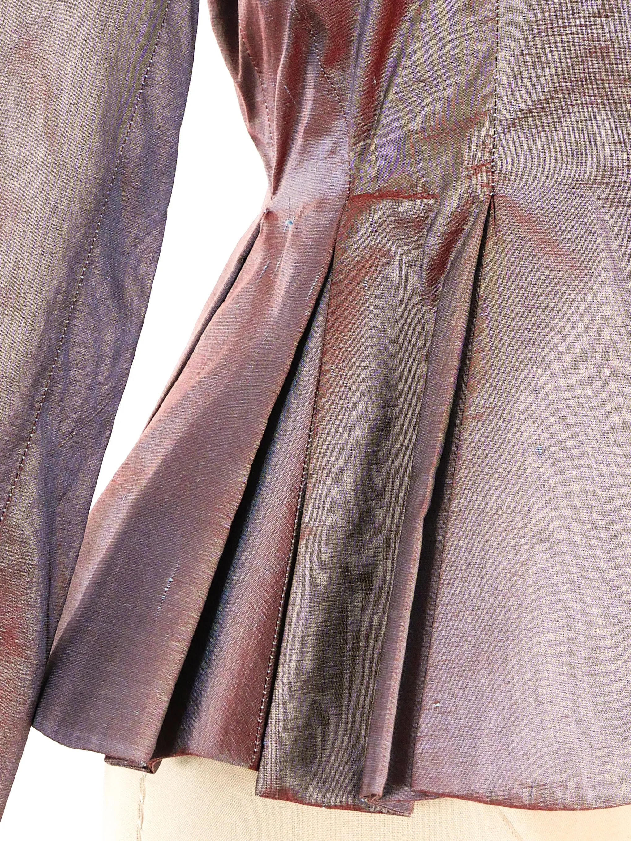 Romeo Gigli Iridescent Silk Jacket