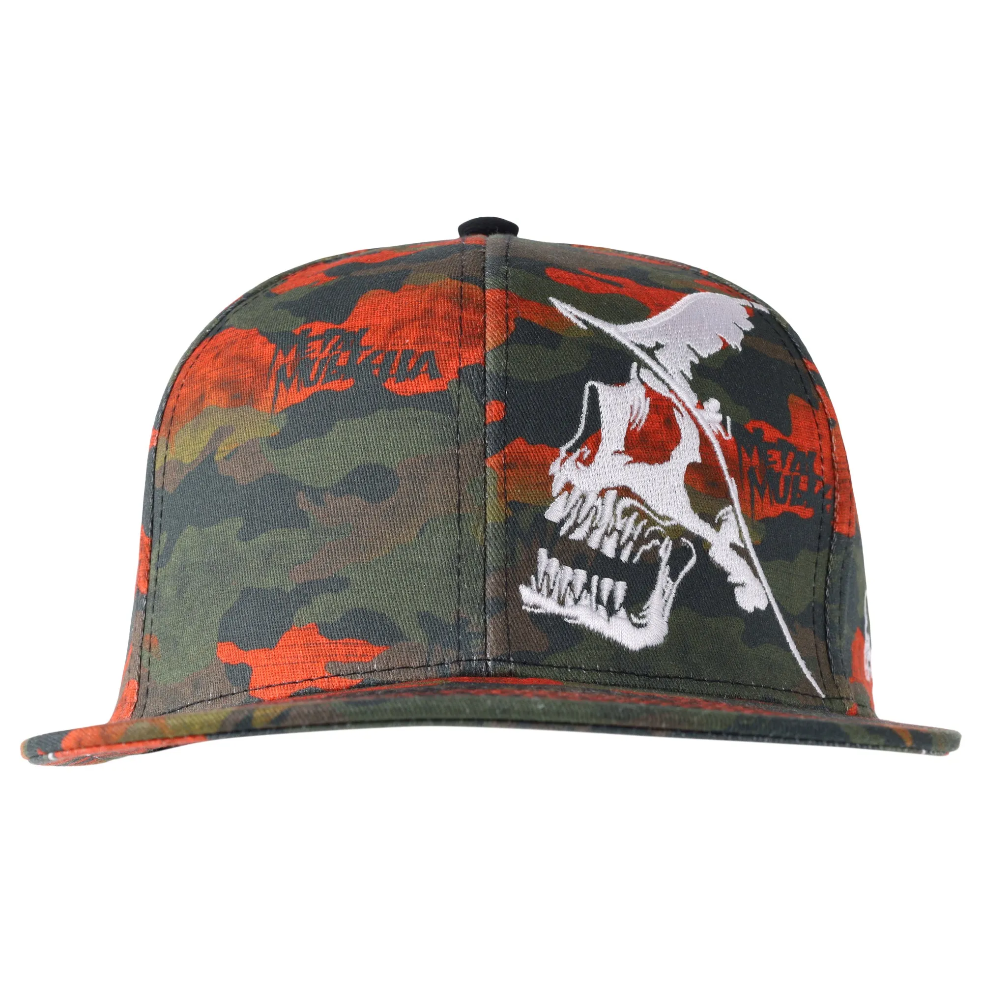 RUGGED 2 ORANGE CAMO FLEX HAT