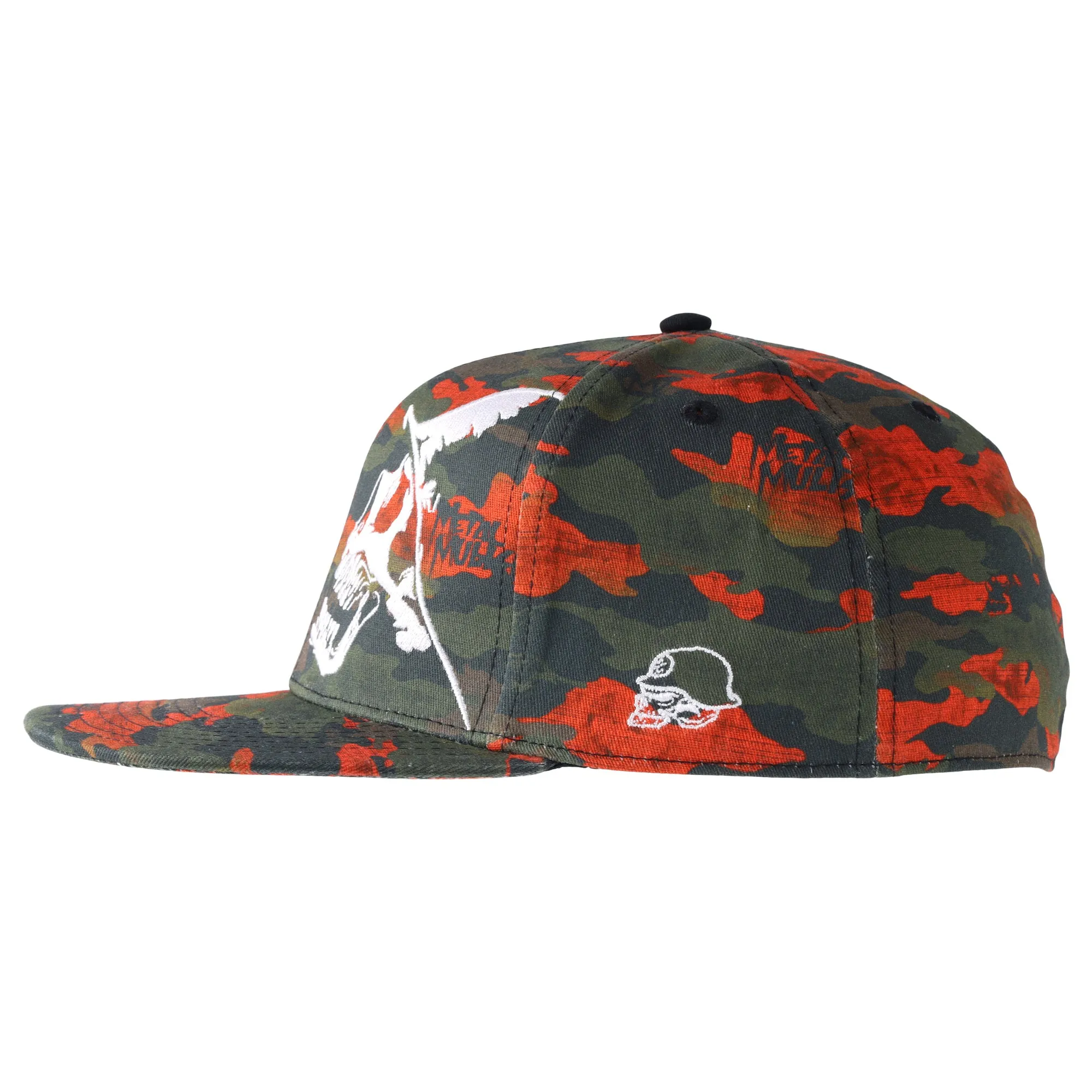 RUGGED 2 ORANGE CAMO FLEX HAT