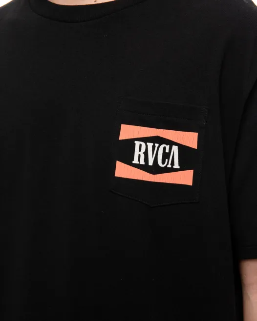 RVCA  |Plain Short Sleeves Logo T-Shirts