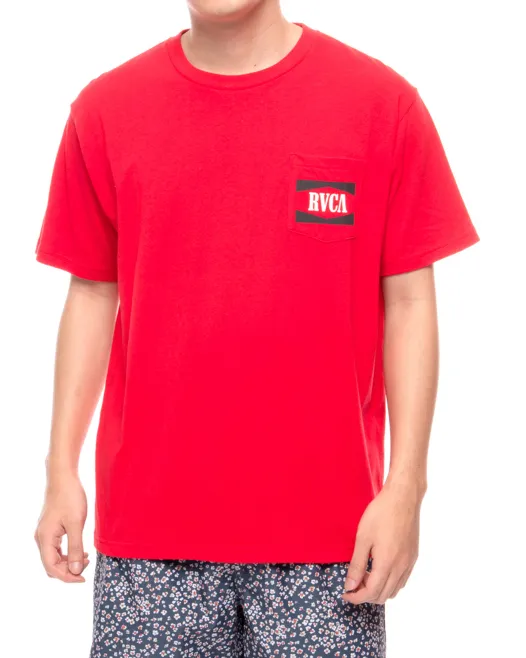 RVCA  |Plain Short Sleeves Logo T-Shirts