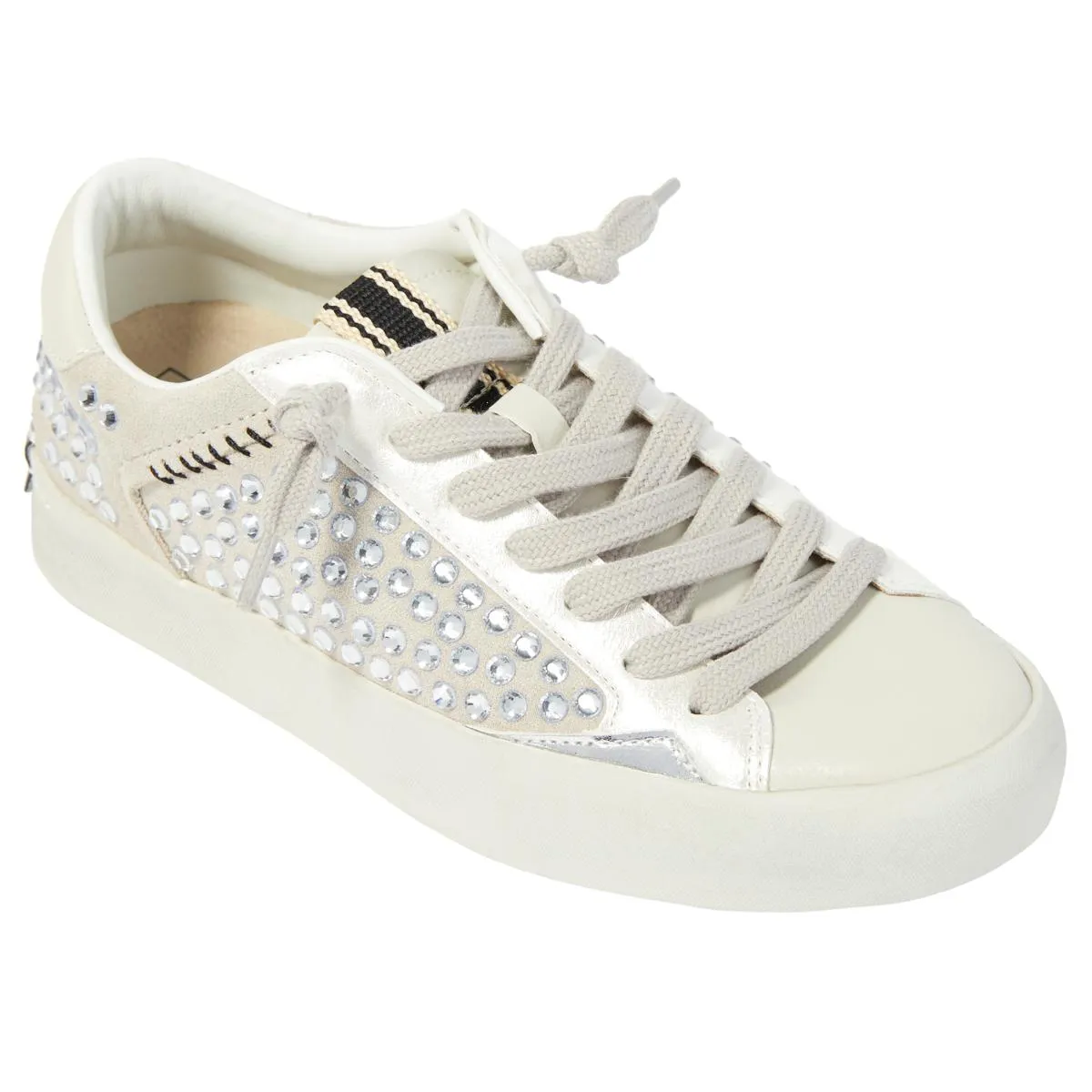      SHUSHOP RUBY Crystal Stud Plaform Sneaker      