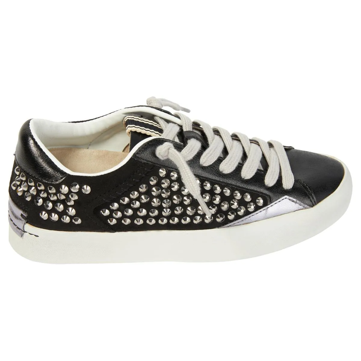      SHUSHOP RUBY Crystal Stud Plaform Sneaker      