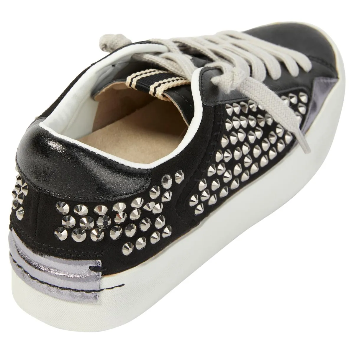      SHUSHOP RUBY Crystal Stud Plaform Sneaker      