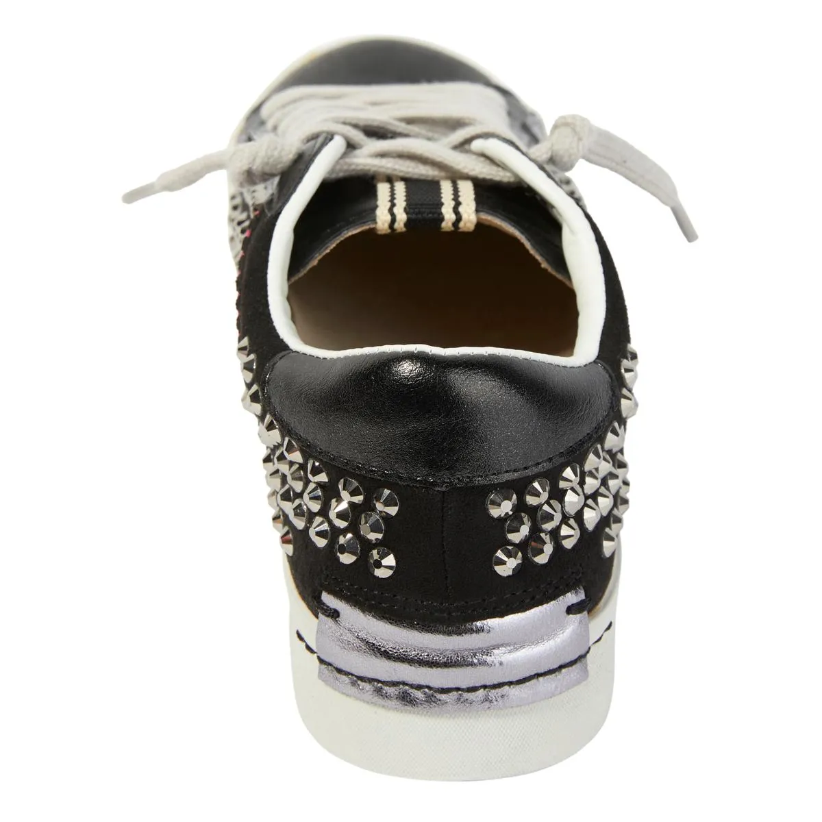      SHUSHOP RUBY Crystal Stud Plaform Sneaker      